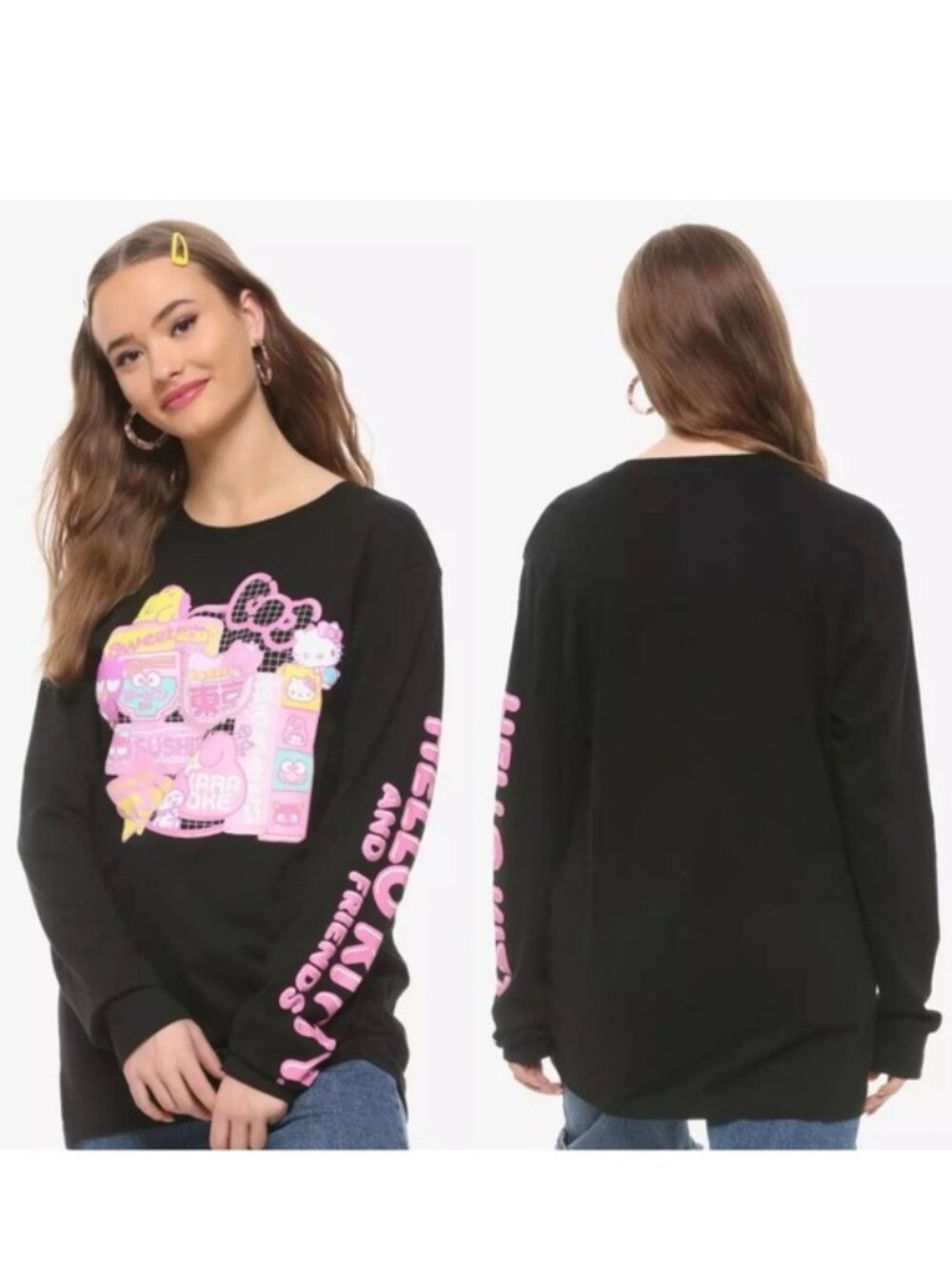 Box Lunch | Hello Kitty & Friends Sweet Treats Long Sleeve T-Shirt | Size Small